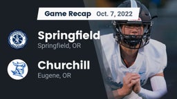 Recap: Springfield  vs. Churchill  2022