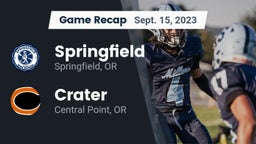 Recap: Springfield  vs. Crater  2023