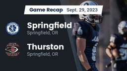 Recap: Springfield  vs. Thurston  2023
