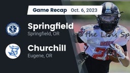 Recap: Springfield  vs. Churchill  2023