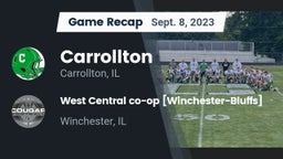 Recap: Carrollton  vs. West Central co-op [Winchester-Bluffs]  2023