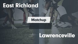 Matchup: East Richland High vs. Lawrenceville  2016