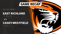 Recap: East Richland  vs. Casey-Westfield  2016