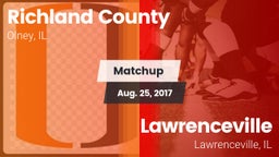 Matchup: Richland County vs. Lawrenceville  2017