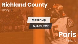 Matchup: Richland County vs. Paris  2017