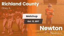 Matchup: Richland County vs. Newton  2017