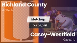 Matchup: Richland County vs. Casey-Westfield  2017