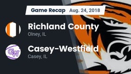 Recap: Richland County  vs. Casey-Westfield  2018