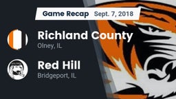 Recap: Richland County  vs. Red Hill  2018