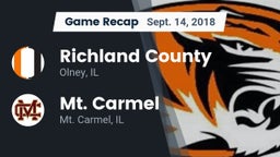 Recap: Richland County  vs. Mt. Carmel  2018