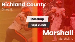 Matchup: Richland County vs. Marshall  2018