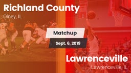 Matchup: Richland County vs. Lawrenceville  2019