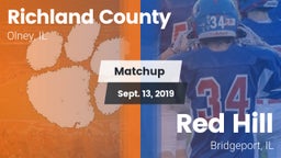 Matchup: Richland County vs. Red Hill  2019