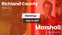 Matchup: Richland County vs. Marshall  2019