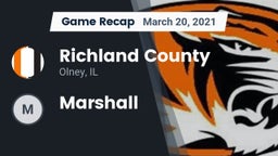 Recap: Richland County  vs. Marshall  2021