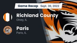 Recap: Richland County  vs. Paris  2022