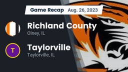 Recap: Richland County  vs. Taylorville  2023