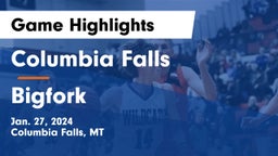 Columbia Falls  vs Bigfork  Game Highlights - Jan. 27, 2024
