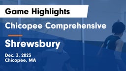 Chicopee Comprehensive  vs Shrewsbury  Game Highlights - Dec. 3, 2023