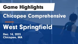 Chicopee Comprehensive  vs West Springfield  Game Highlights - Dec. 14, 2023