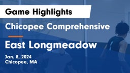 Chicopee Comprehensive  vs East Longmeadow  Game Highlights - Jan. 8, 2024