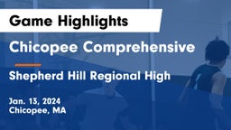 Chicopee Comprehensive  vs Shepherd Hill Regional High Game Highlights - Jan. 13, 2024