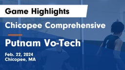 Chicopee Comprehensive  vs Putnam Vo-Tech  Game Highlights - Feb. 22, 2024