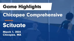 Chicopee Comprehensive  vs Scituate  Game Highlights - March 1, 2024