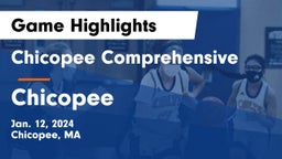 Chicopee Comprehensive  vs Chicopee  Game Highlights - Jan. 12, 2024