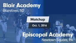Matchup: Blair Academy vs. Episcopal Academy   2016