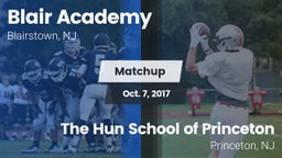 Matchup: Blair Academy vs. The Hun School of Princeton 2017