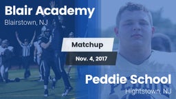 Matchup: Blair Academy vs. Peddie School 2017