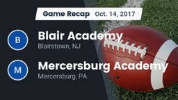 Recap: Blair Academy vs. Mercersburg Academy 2017