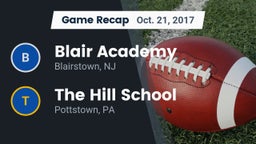 Recap: Blair Academy vs. The Hill School 2017
