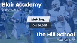 Matchup: Blair Academy vs. The Hill School 2018
