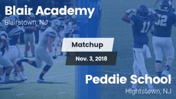 Matchup: Blair Academy vs. Peddie School 2018