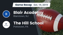 Recap: Blair Academy vs. The Hill School 2019