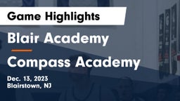 Blair Academy vs Compass Academy Game Highlights - Dec. 13, 2023