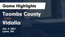 Toombs County  vs Vidalia  Game Highlights - Oct. 9, 2021