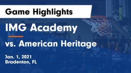IMG Academy vs vs. American Heritage  Game Highlights - Jan. 1, 2021