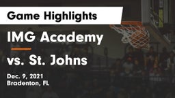 IMG Academy vs vs. St. Johns Game Highlights - Dec. 9, 2021