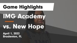 IMG Academy vs vs. New Hope Game Highlights - April 1, 2022