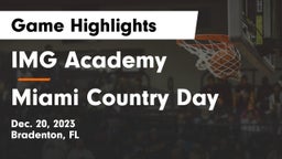IMG Academy vs Miami Country Day  Game Highlights - Dec. 20, 2023