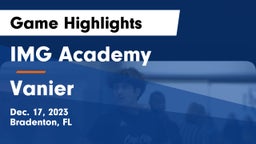 IMG Academy vs Vanier Game Highlights - Dec. 17, 2023