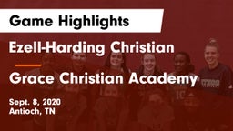 Ezell-Harding Christian  vs Grace Christian Academy Game Highlights - Sept. 8, 2020