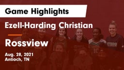 Ezell-Harding Christian  vs Rossview  Game Highlights - Aug. 28, 2021