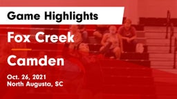 Fox Creek  vs Camden  Game Highlights - Oct. 26, 2021