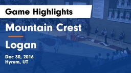 Mountain Crest  vs Logan  Game Highlights - Dec 30, 2016