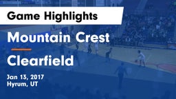 Mountain Crest  vs Clearfield  Game Highlights - Jan 13, 2017