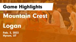 Mountain Crest  vs Logan  Game Highlights - Feb. 3, 2022